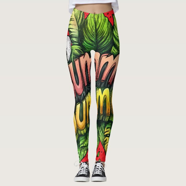 All-Over Print Leggings (Frente)