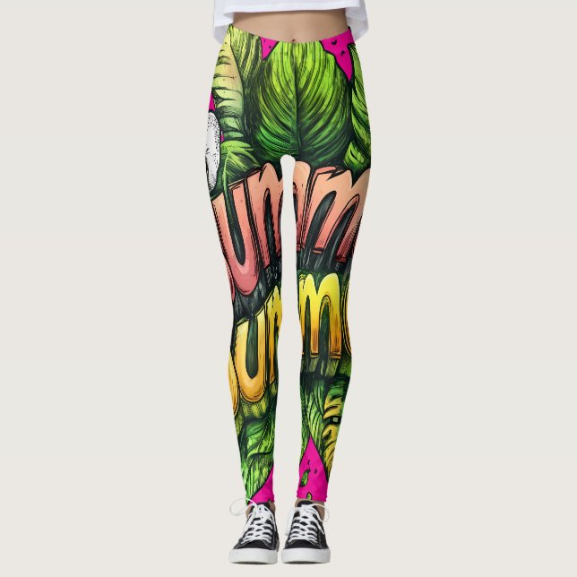 All-Over Print Leggings (Frente)