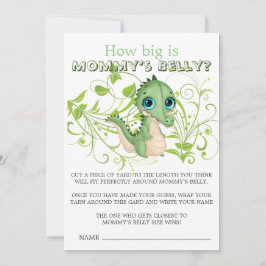 Alligador Cute Verde Quão Grande é a barriga das M