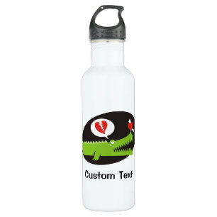 Alligador no Amor Garrafa d'Água
