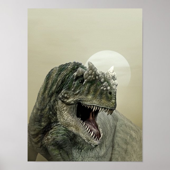 Allosaurus Dinosaur Poster (Frente)