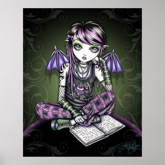 Ally Tattoo Emo Fairy Poster (Frente)