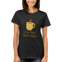 Alma Aconchegante, Coração Quente | Camiseta de Co