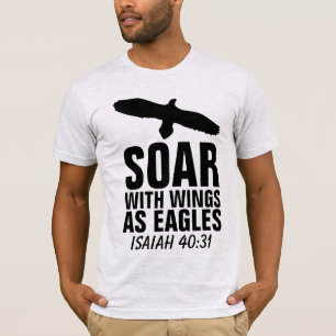 ALMA COM ASAS ENQUANTO ÁGUAS, T-Shirts cristãs