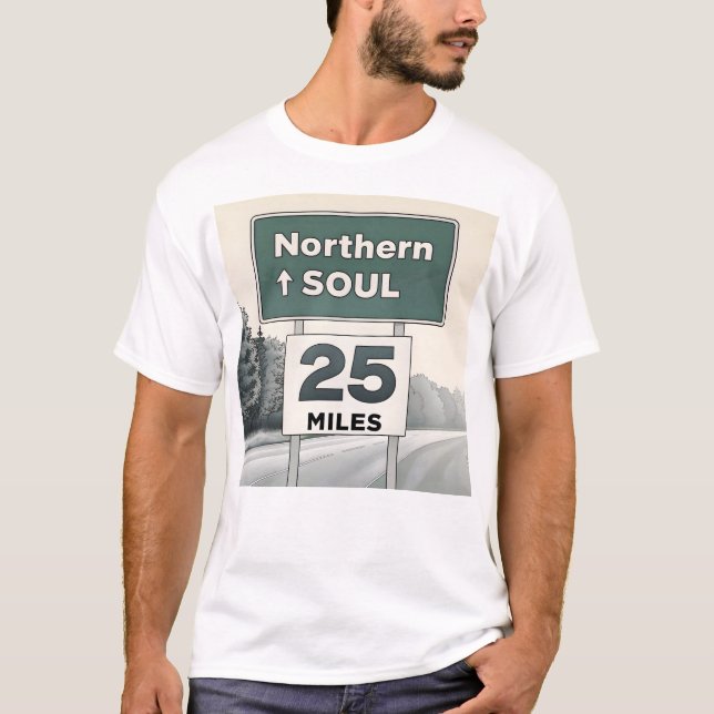 Alma norte 25 milhas de T-Shirt (Frente)