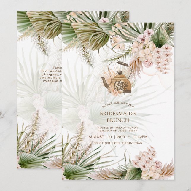 Almoço de Chá de panela da FESTA Pampas Grass (Frente/Verso)