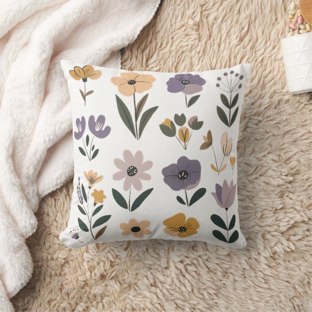 Almofada С recolha de Travesseiros decorativos de flores ve (Cobertor)