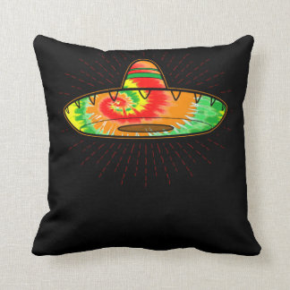 Almofada 01.Cinco De Mayo Tie Dye Sombrero Tie Dye Sombrero