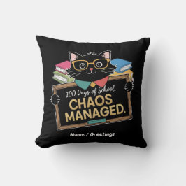 Almofada 100 dias de escola como sobreviveu esse professor 