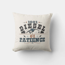 Almofada 100% Diesel 0% Patience Vintage Graphic