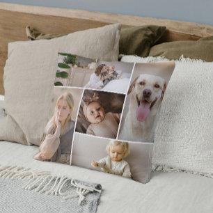Almofada 10 modelo de colagem de fotos personalizado
