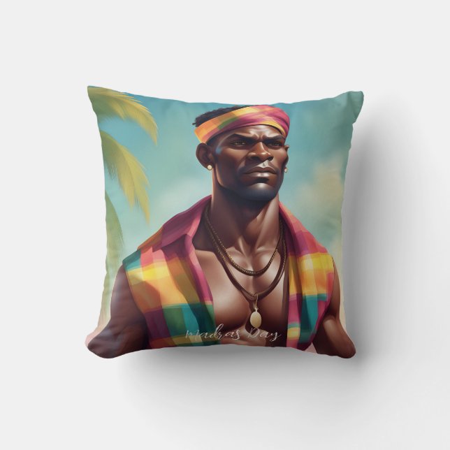 Almofada 10ème éd. du Madras Day - Edition limitée  #2 (Frente)