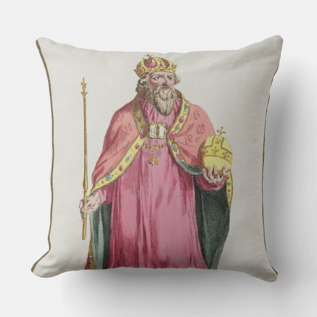 Almofada 1368-1437) imperadores romanos santamente de (Frente)