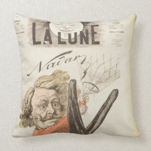 Almofada 1820-1910) frontispícios de Nadar (do "La Lune",