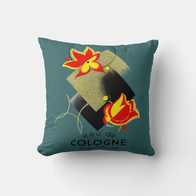 Almofada 1920 perfume floral francês (Frente)