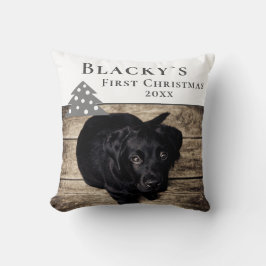 Almofada 1rua Natal Puppy Pet Tree Foto de Natal