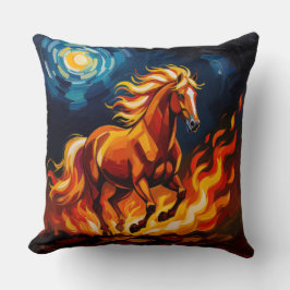 Almofada „2026 – Das Jahr des Feuerpferds“