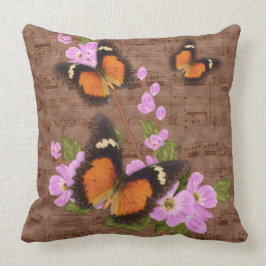 Almofada 20" travesseiros decorativos da borboleta com a