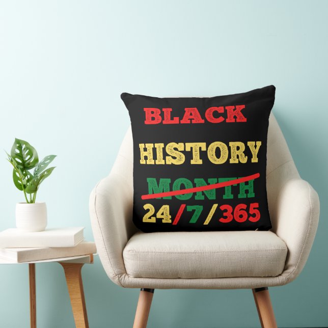 Almofada 24/7/365 - História Negra (Cadeira)