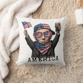 Almofada 250 Anos de Aniversário da América 1776 Lincoln Ab