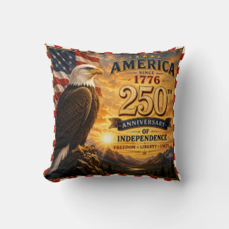 Almofada 250 Anos de Excelência e Independência Americana
