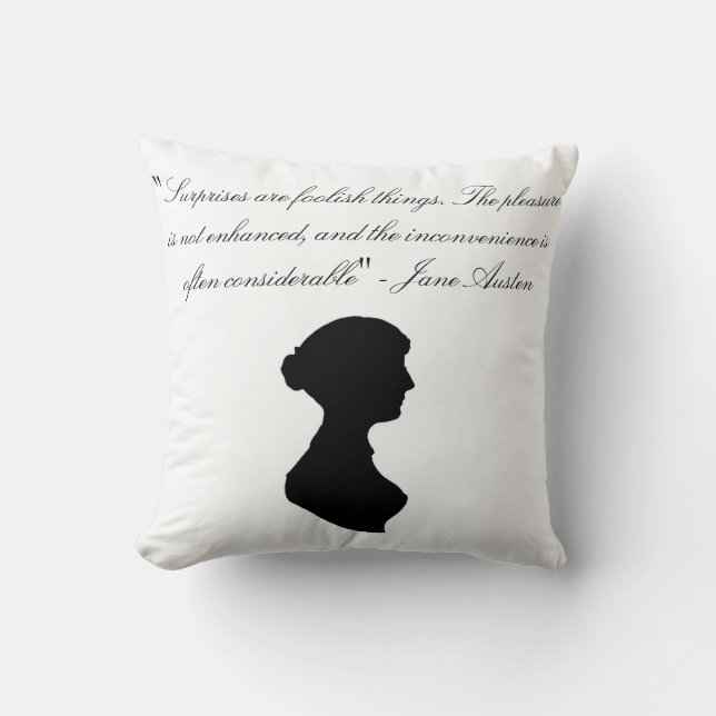 Almofada 2 Jane Austen aparece em uma! (Frente)