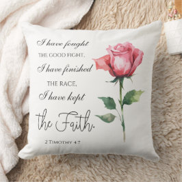 Almofada 2 Timothy 4:7 - Eu lutei pela boa luta