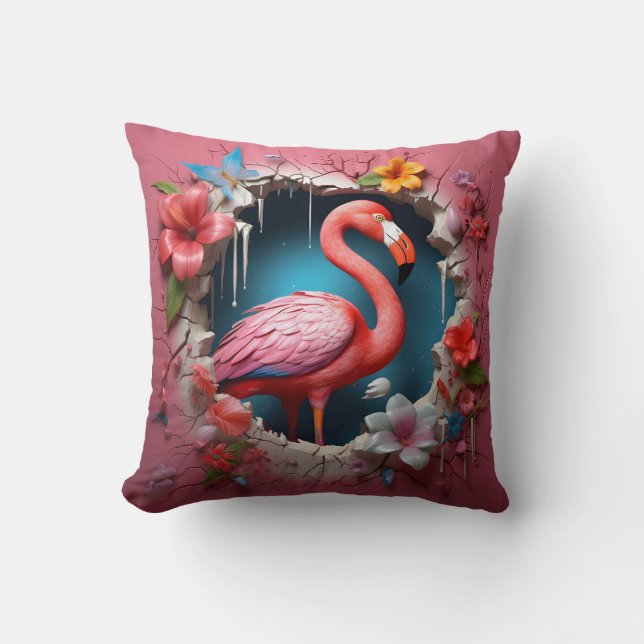 Almofada 3D flamingo cushion (Frente)