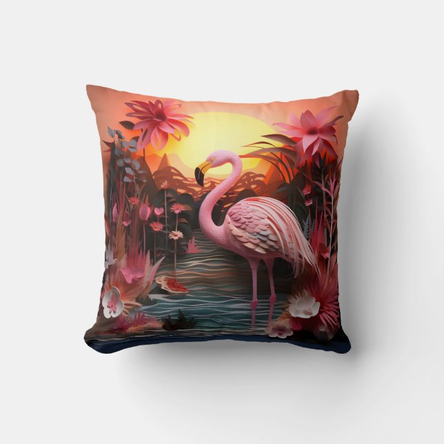 Almofada 3D flamingo cushion (Frente)