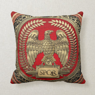 Almofada [400] Eagle imperial romano Dourado