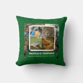 Almofada 40,6 cm x 40,6 cm Decore - Pantanal
