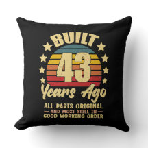 43 Anos Atrás Todas as Peças Originais Aniversário