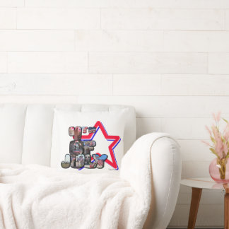 Almofada 4 de julho - Letra Grande Estrela