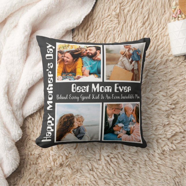 Almofada 4 Fotocolagem Melhor Mãe Nunca (Cobertor)