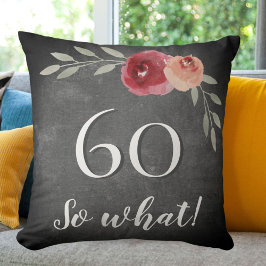 Almofada 60 Então, Que Cozinha d'água Chalkboard 60º aniver