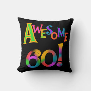 Almofada 60 t-shirt e presentes impressionantes do