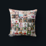 Almofada 64 Modelo de Foto Personalizado Feito<br><div class="desc">64 Modelo de Foto Personalizado Feito - por favor,  não,  as fotos nas bordas podem não mostrar toda a sua foto - por favor escolha cuidadosamente as fotos carregadas - um maravilhoso travesseiro decorativo de fotos múltiplas de Ricaso</div>