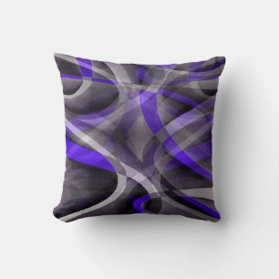 Almofada 80 Vibes Violet Blue e Cinza Funky.
