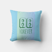 88 Forever Throw Pillow