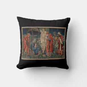 Almofada A Adoração dos Magos (por Edward Burne-Jones)