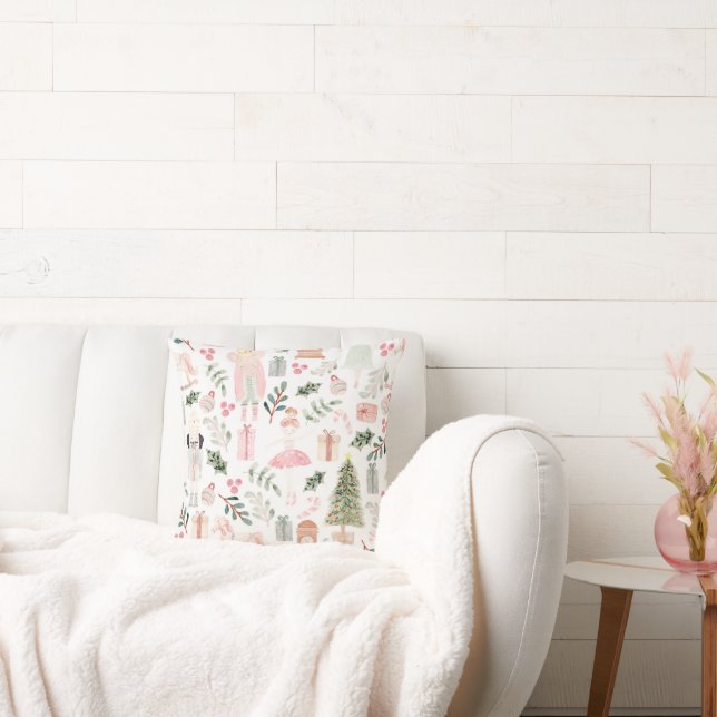 Almofada A Aquarela de Feriado do Noz (Sofá)