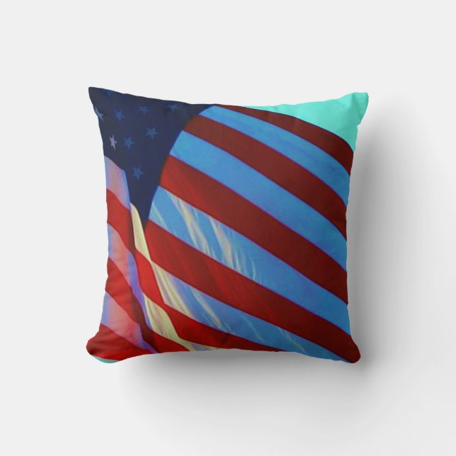 Almofada A bandeira americana (Frente)