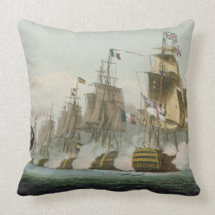 Almofada A batalha de Trafalgar, o 21 de outubro de 1805,