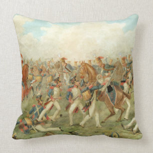 Almofada A batalha de Vitoria, o 21 de junho de 1813 (w/c