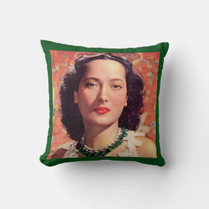 Almofada a bela Merle Oberon