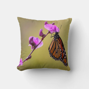 Almofada A borboleta beija o travesseiro decorativo