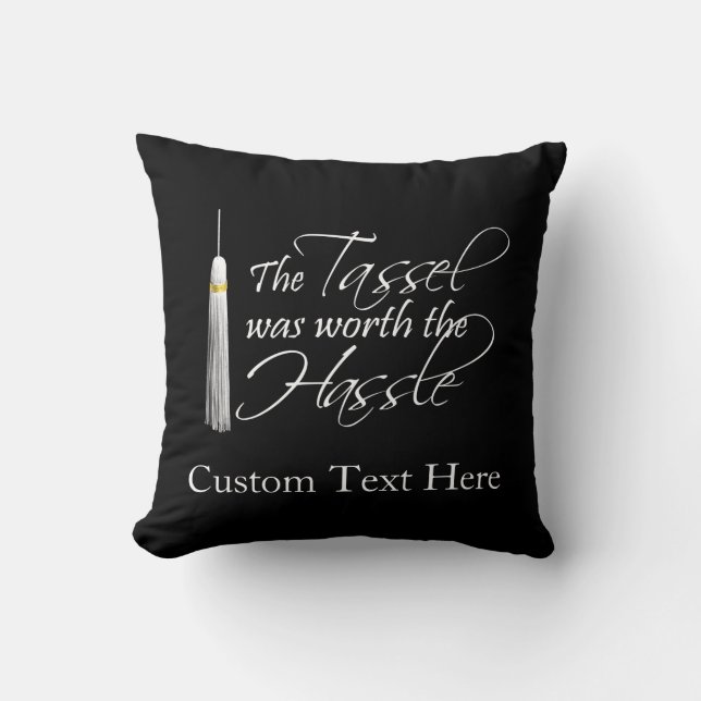 Almofada A borla valeu a trabalheira (Frente)