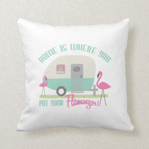 Almofada A casa é o lugar aonde você pôr seu travesseiro