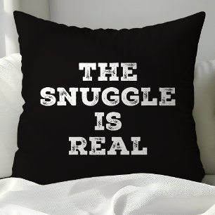 Almofada A Citação Engraçada The Snuggle Is Real