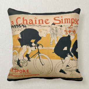 Almofada "A corrente de Simpson", Paris (litho da cor)